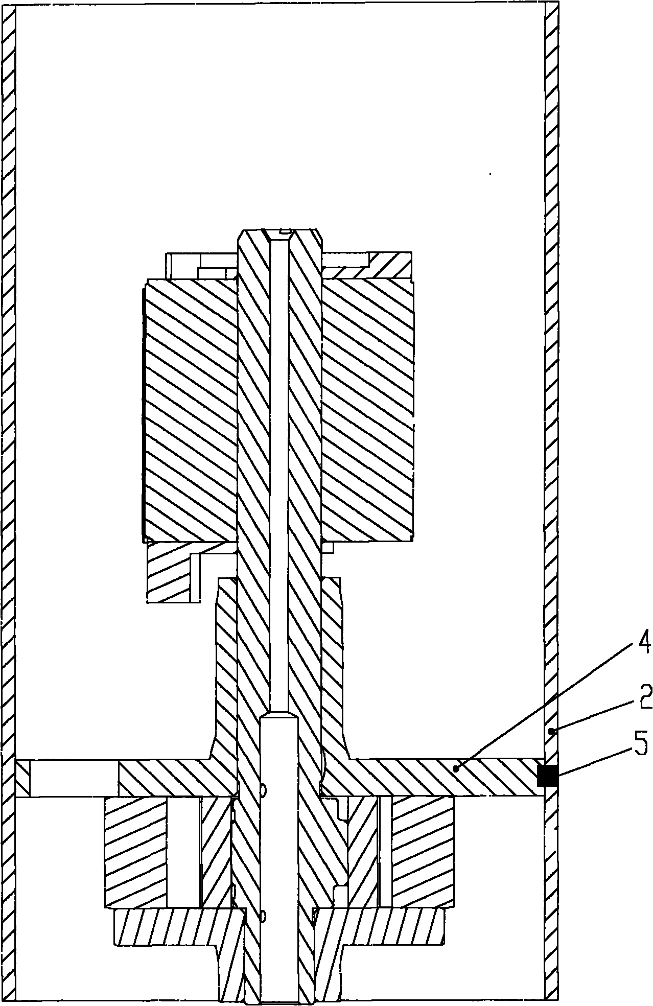 Welding structure of rotary type compressor pump body and rotary type compressor pump body provided therewith