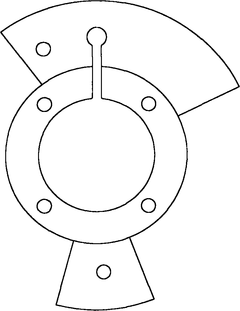 Welding structure of rotary type compressor pump body and rotary type compressor pump body provided therewith