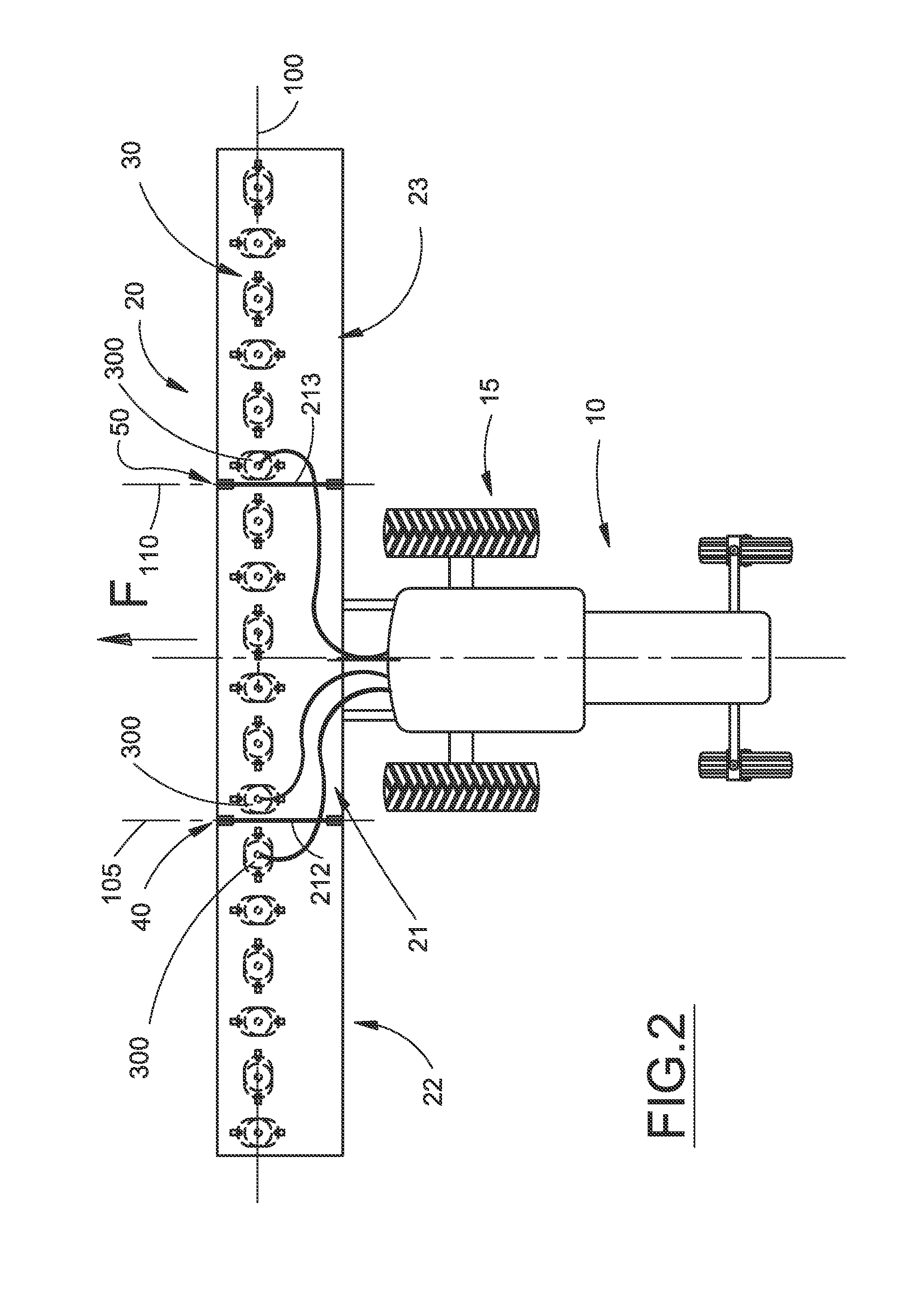 Foldable triple front disk mower for self-propelled windrowers