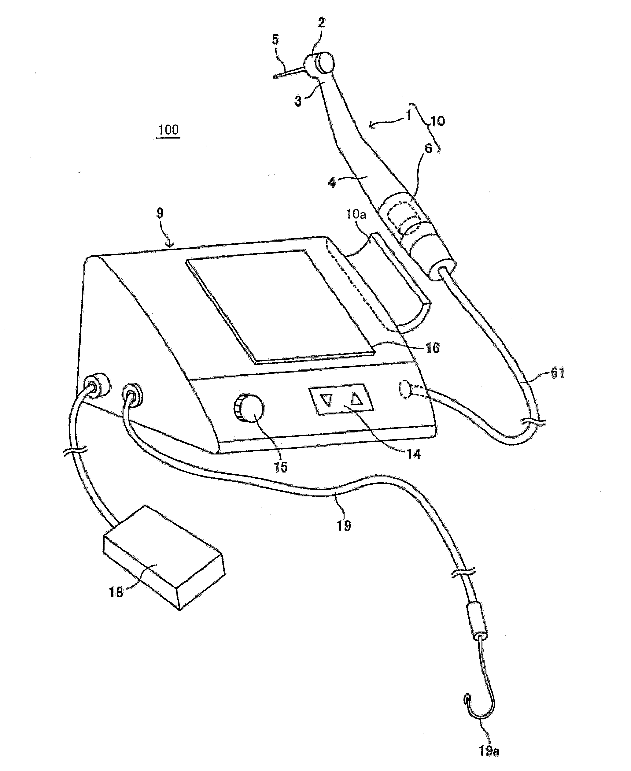 Dental treating apparatus