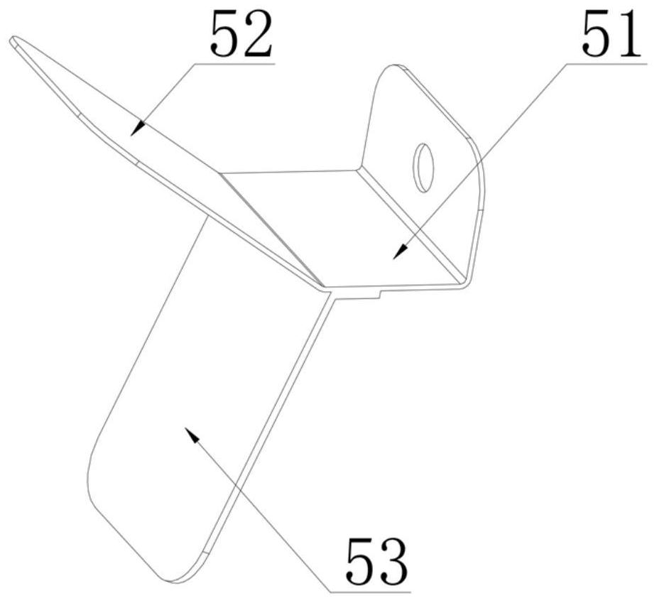 Cone tube rotary table feeding limiting mechanism