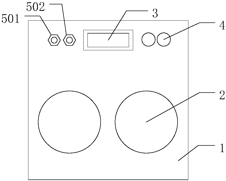 Portable small-sized electronic refrigeration device for carbon dioxide laser tube