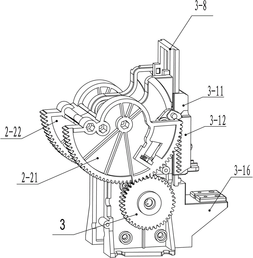 Uniformly-mixing mechanism of full-automatic detection device for integrated type quantitative-sampling and reagent-filling device