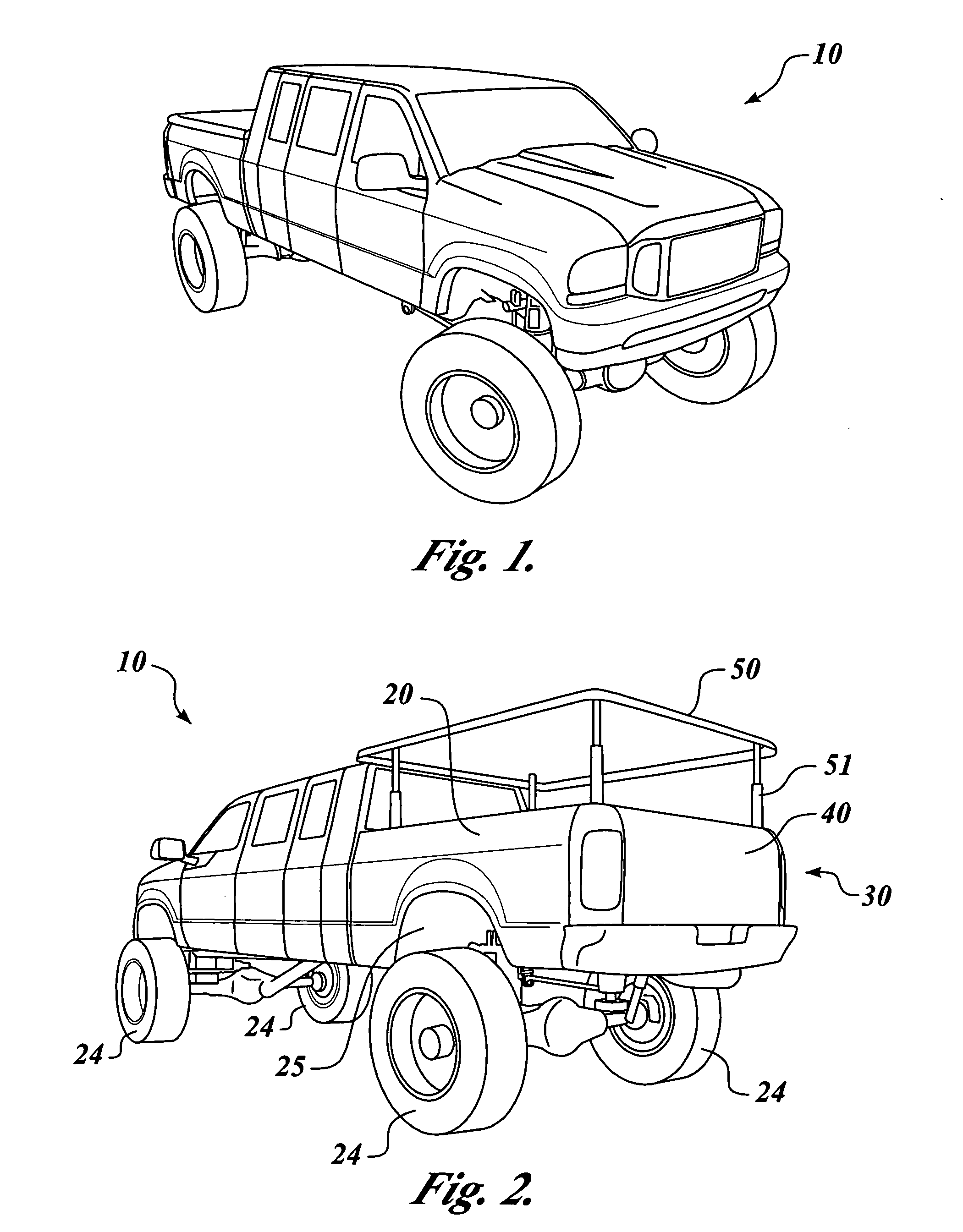 Truck with folding sidewalls