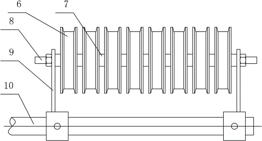 Wire-releasing machine for manufacturing continuous carbon fibers