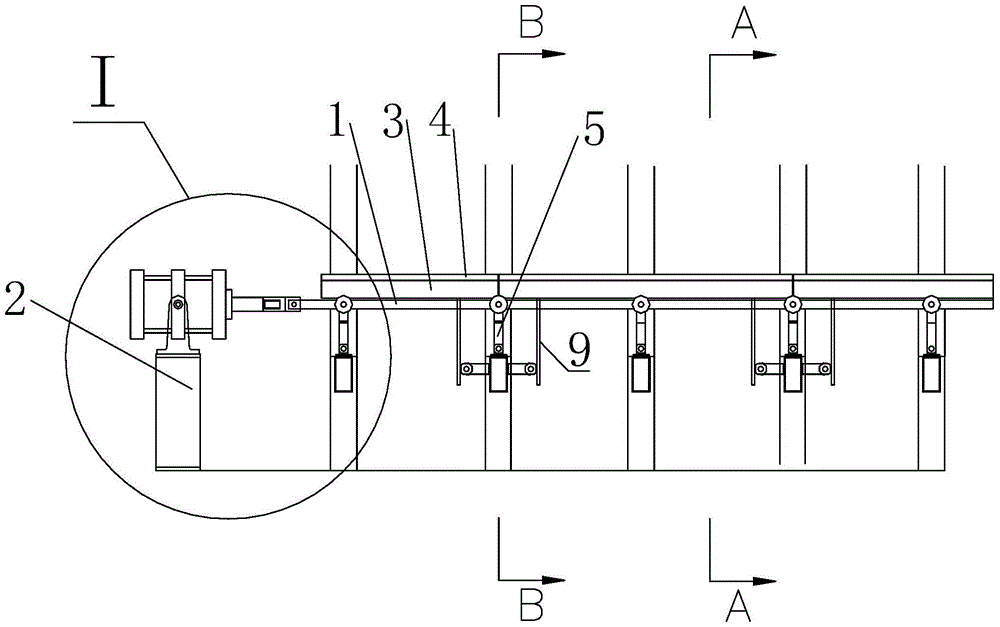 A side sealing device for a heat treatment furnace