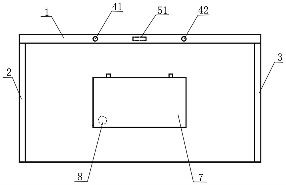 Online study and examination integrated intelligent desk system and corresponding monitoring method