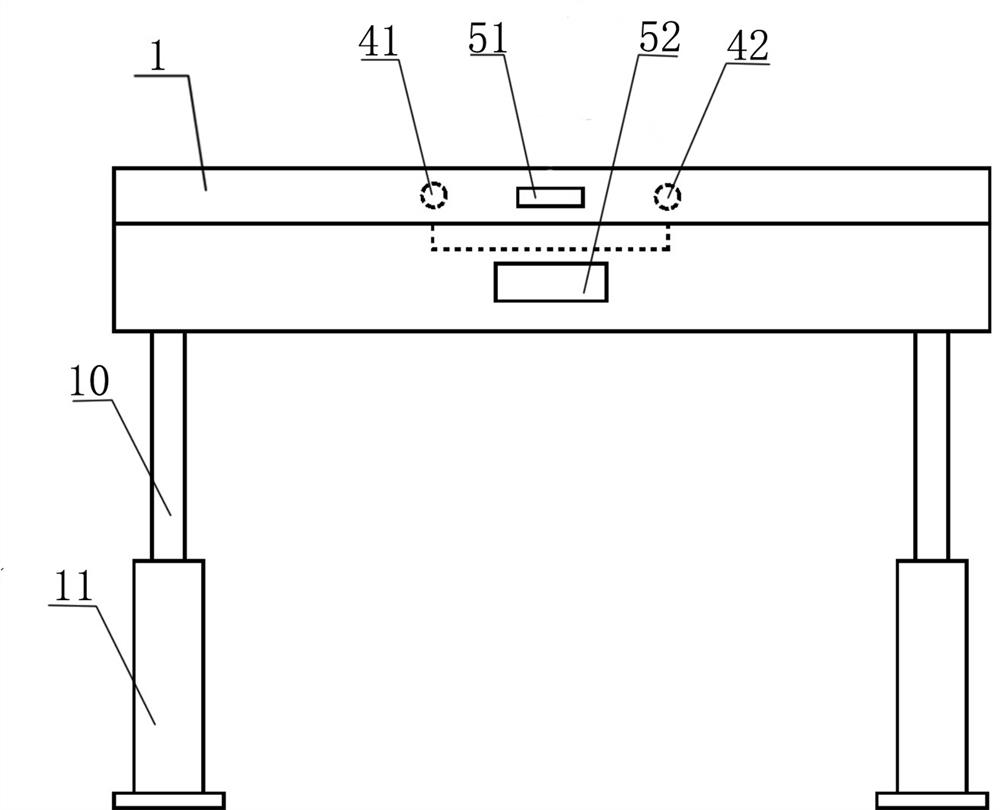 Online study and examination integrated intelligent desk system and corresponding monitoring method