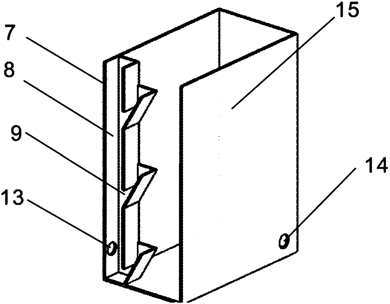 Cooling water tank for passive containment cooling system