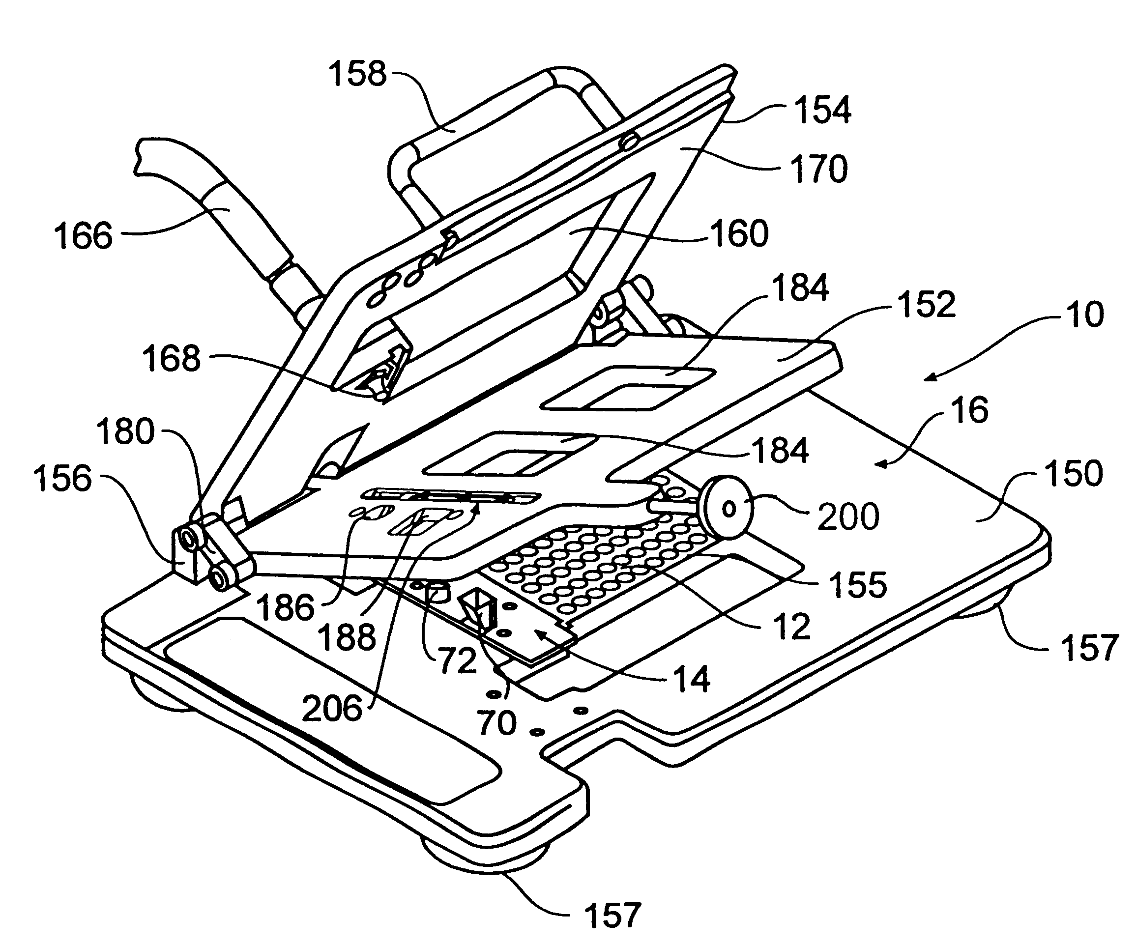 System and method for filling a substrate with a liquid sample