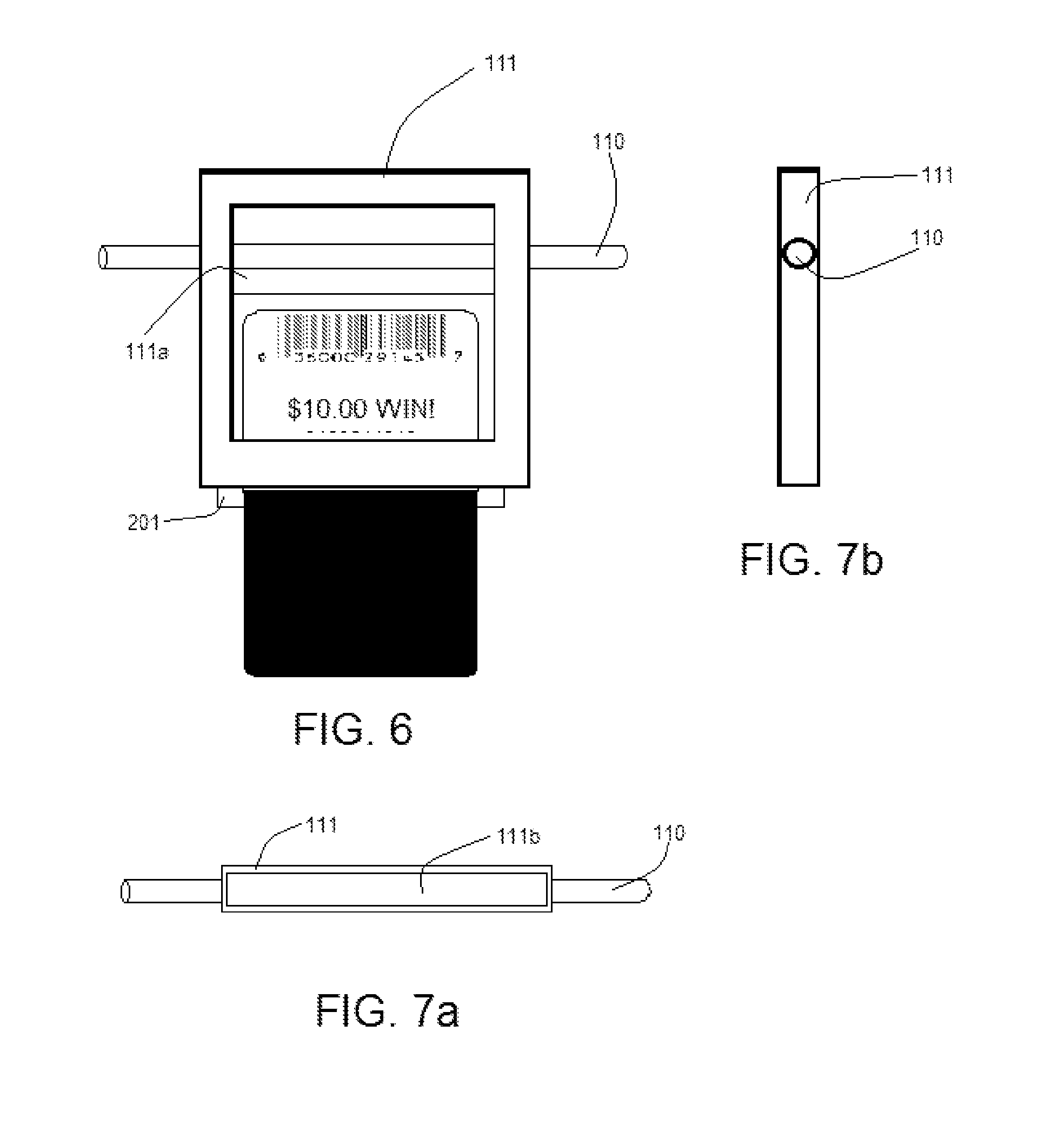 Pull tab ticket handler and revealer with computer generated display