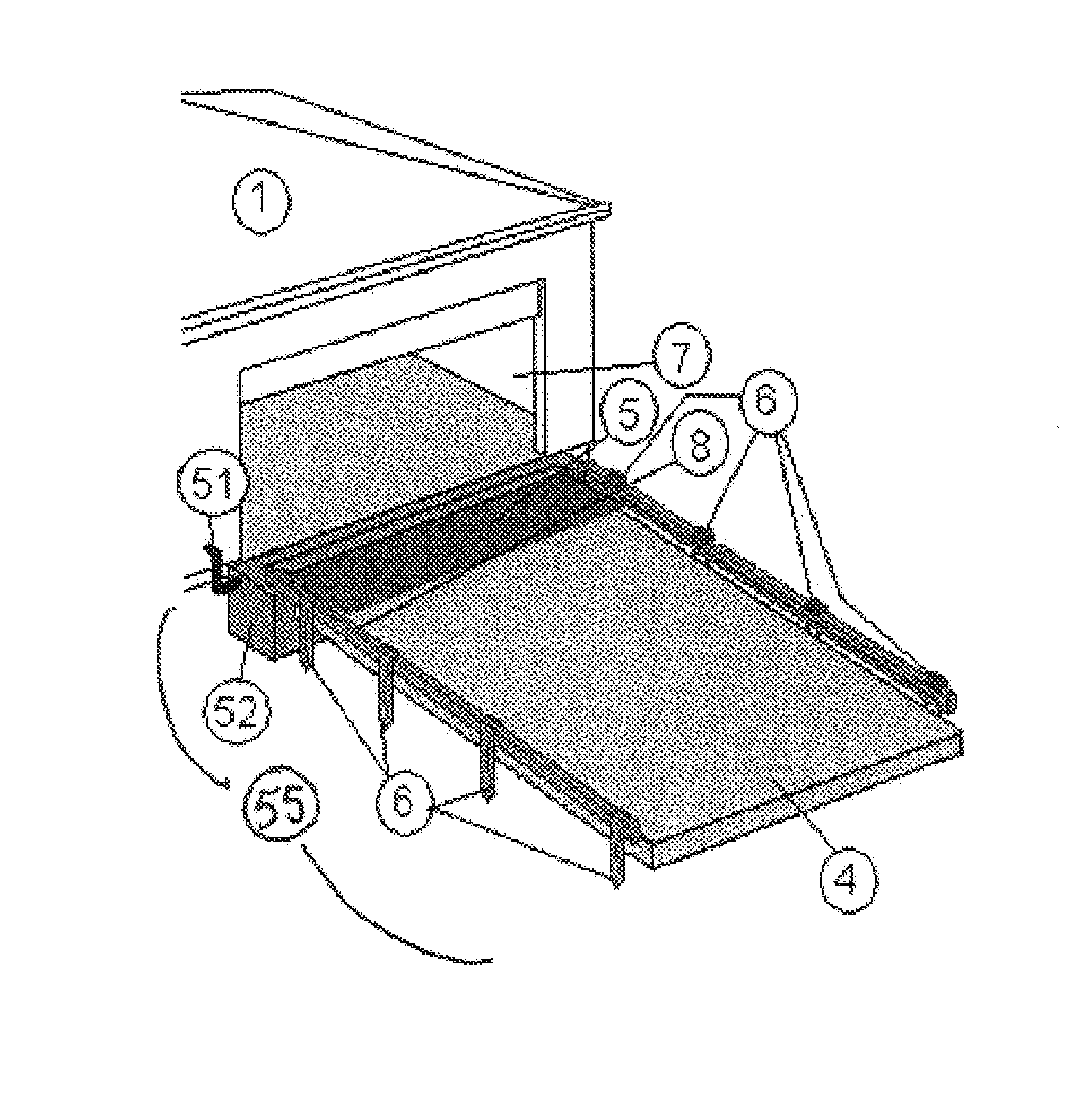 Deployment system for thermal radiating materials