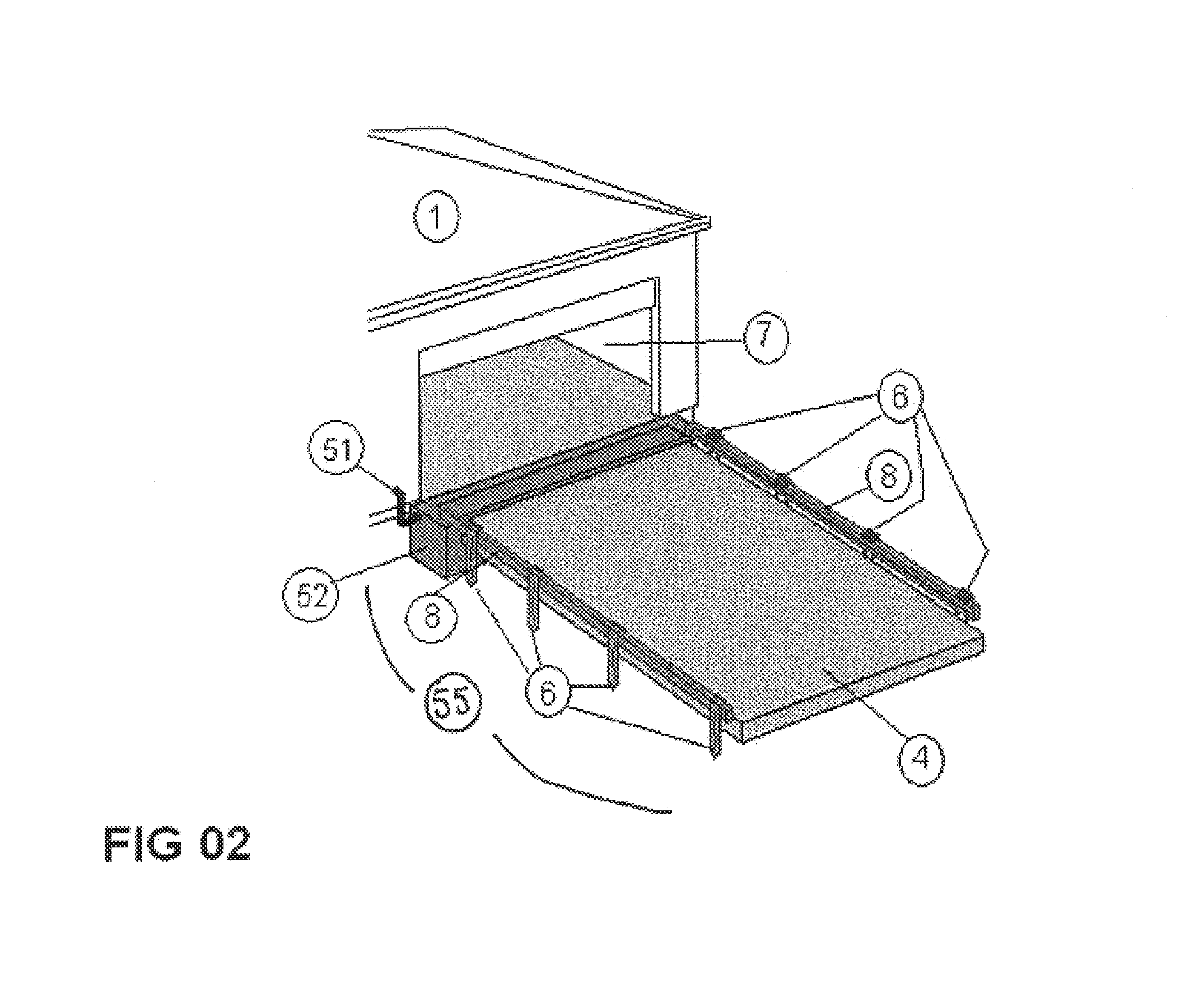 Deployment system for thermal radiating materials