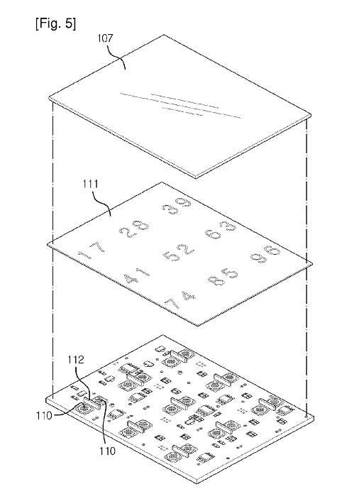 Electronic locker with variable secret code input unit