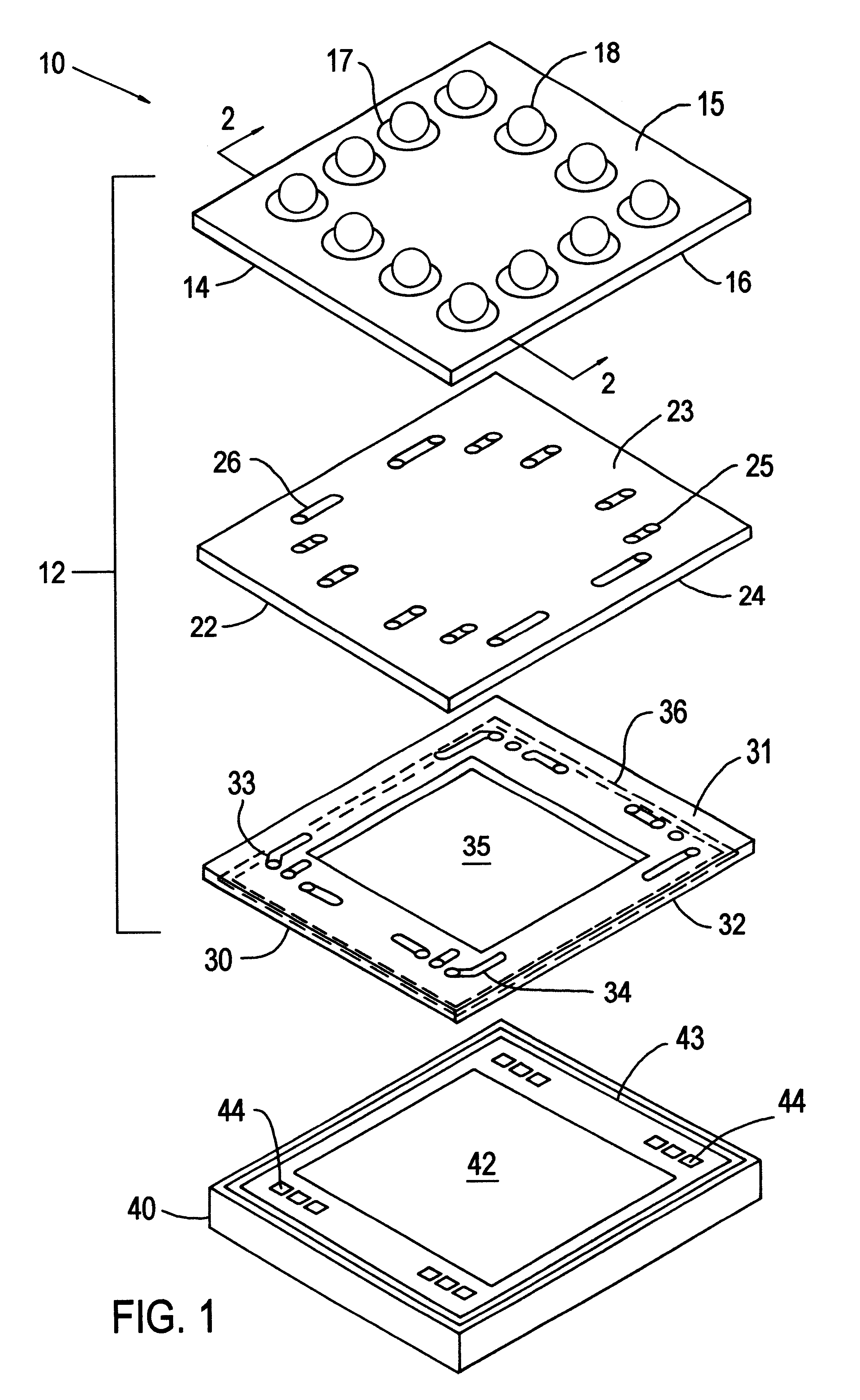 Flip chip package for micromachined semiconductors