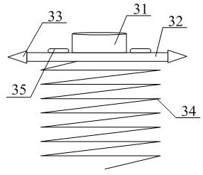 A device for measuring spring stiffness coefficient