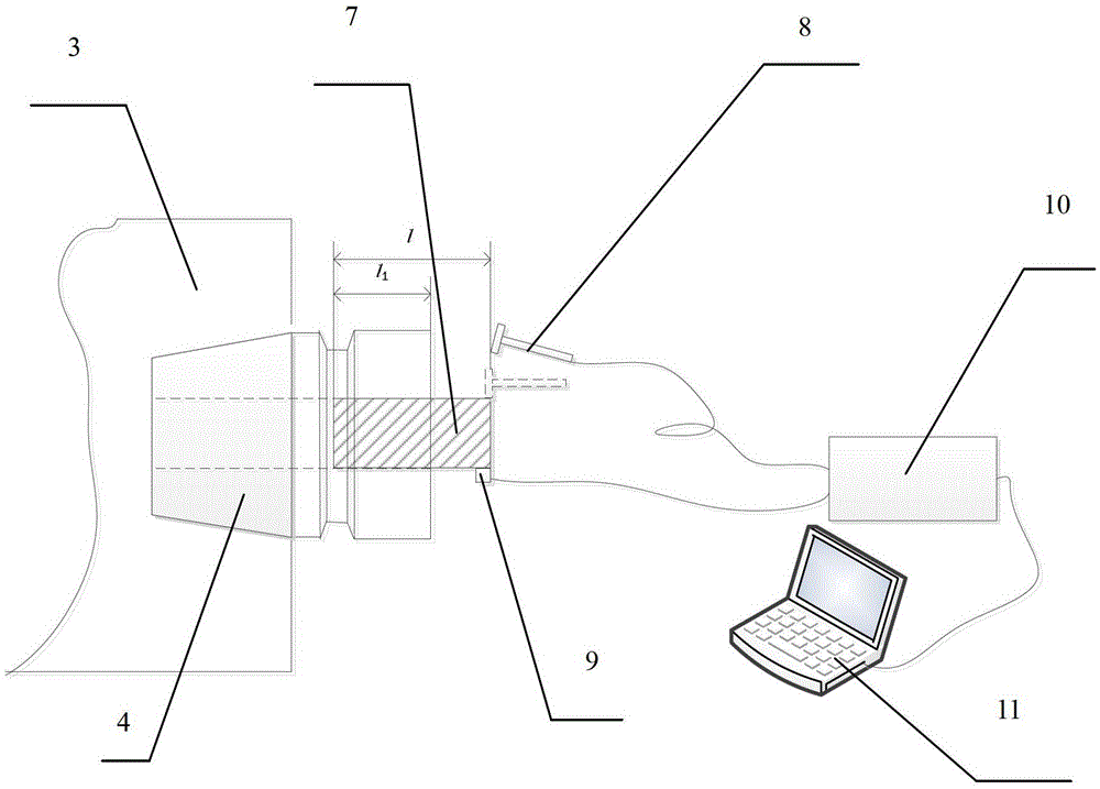 A soft measurement method and system for the displacement admittance of the tool nose point of a machining center