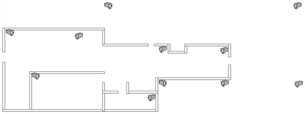 Target crowd tracking and monitoring method based on limited range scene