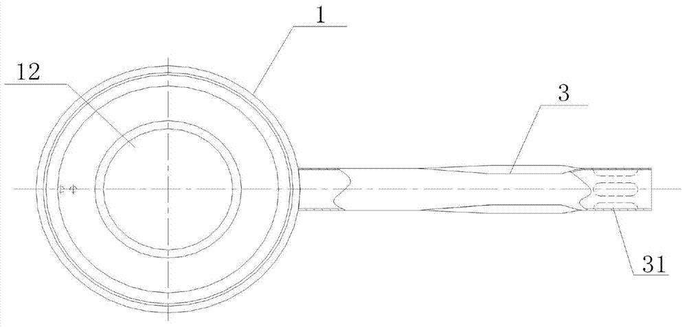 Technological manufacturing method of atmospheric burner