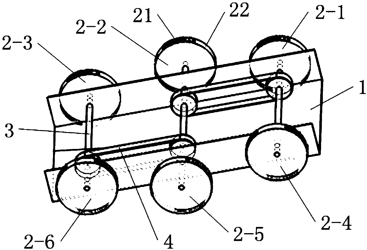 An all-wheel in-phase drive trolley and its turning control method