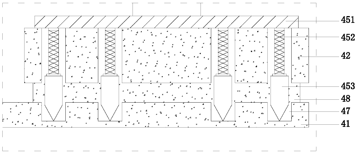 Multilayer solid fiberboard shaping press-cutting machine and press-cutting method