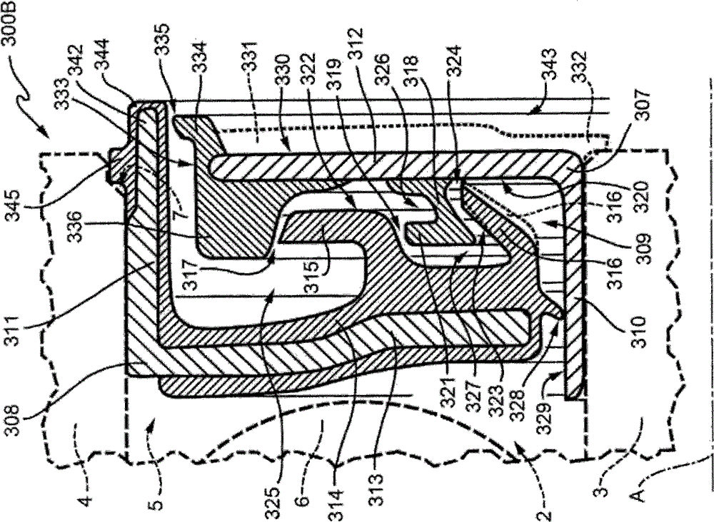 Drip element sealing device, in particular for rolling bearings