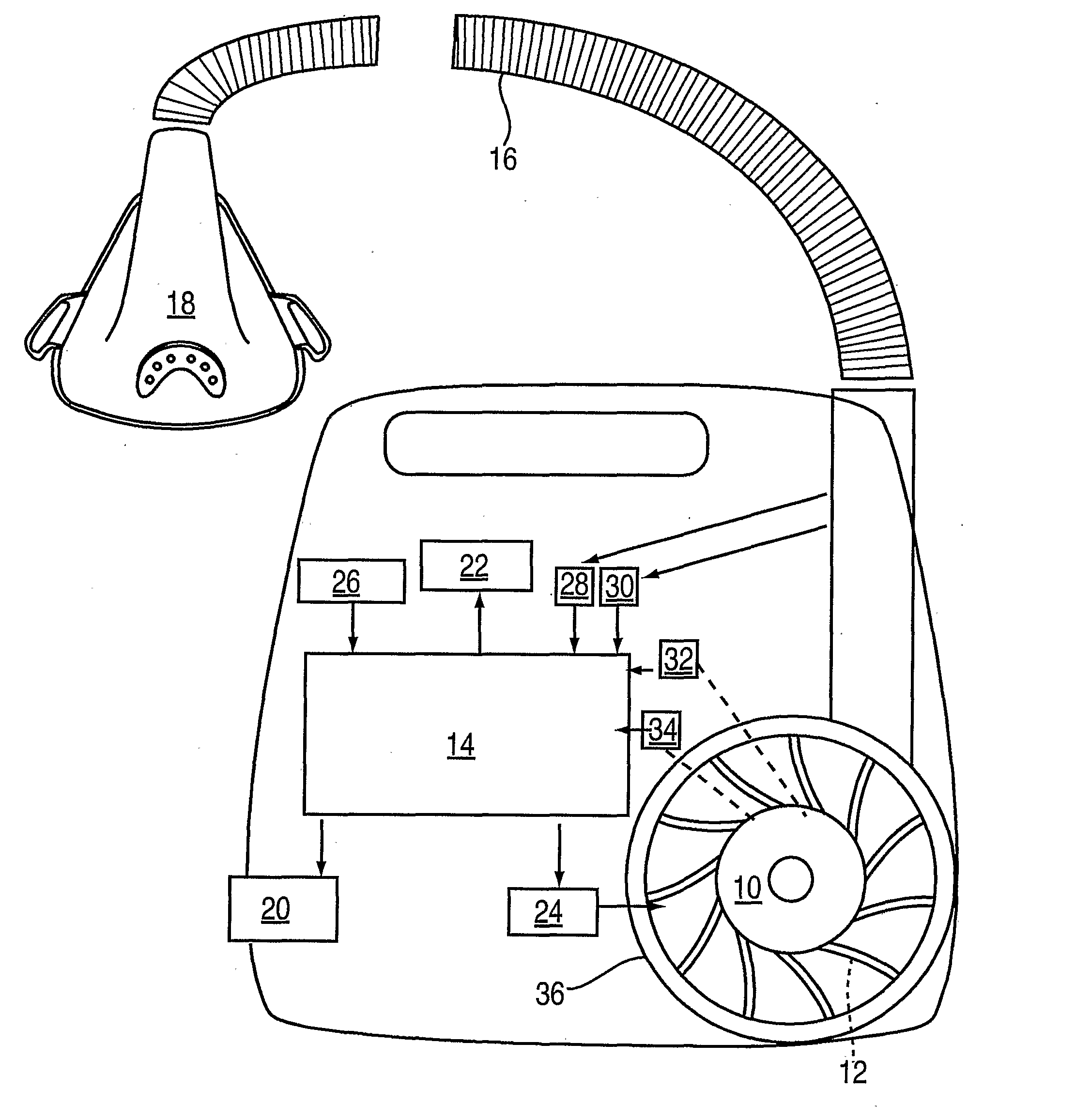 Method and Apparatus for Improving Flow and Pressure Estimation in Cpap Systems