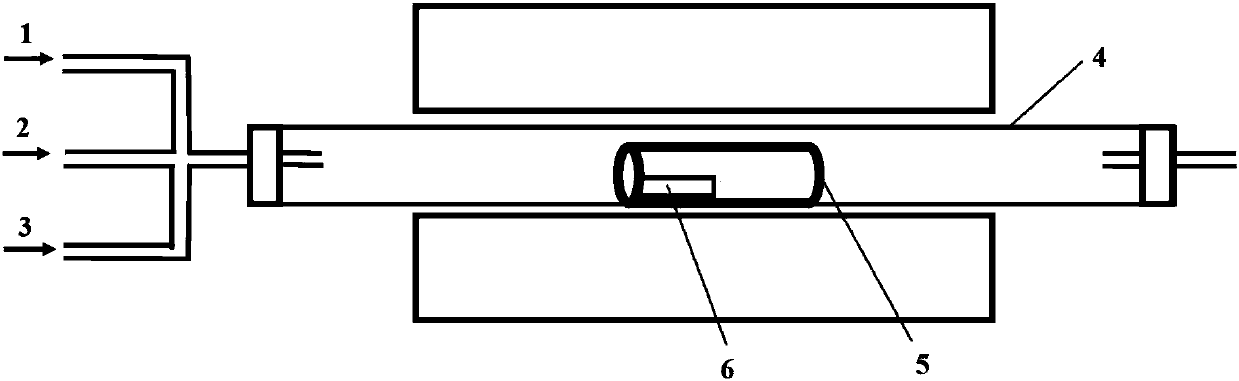 Method for preparing large-area double-layer graphene film on insulated liner