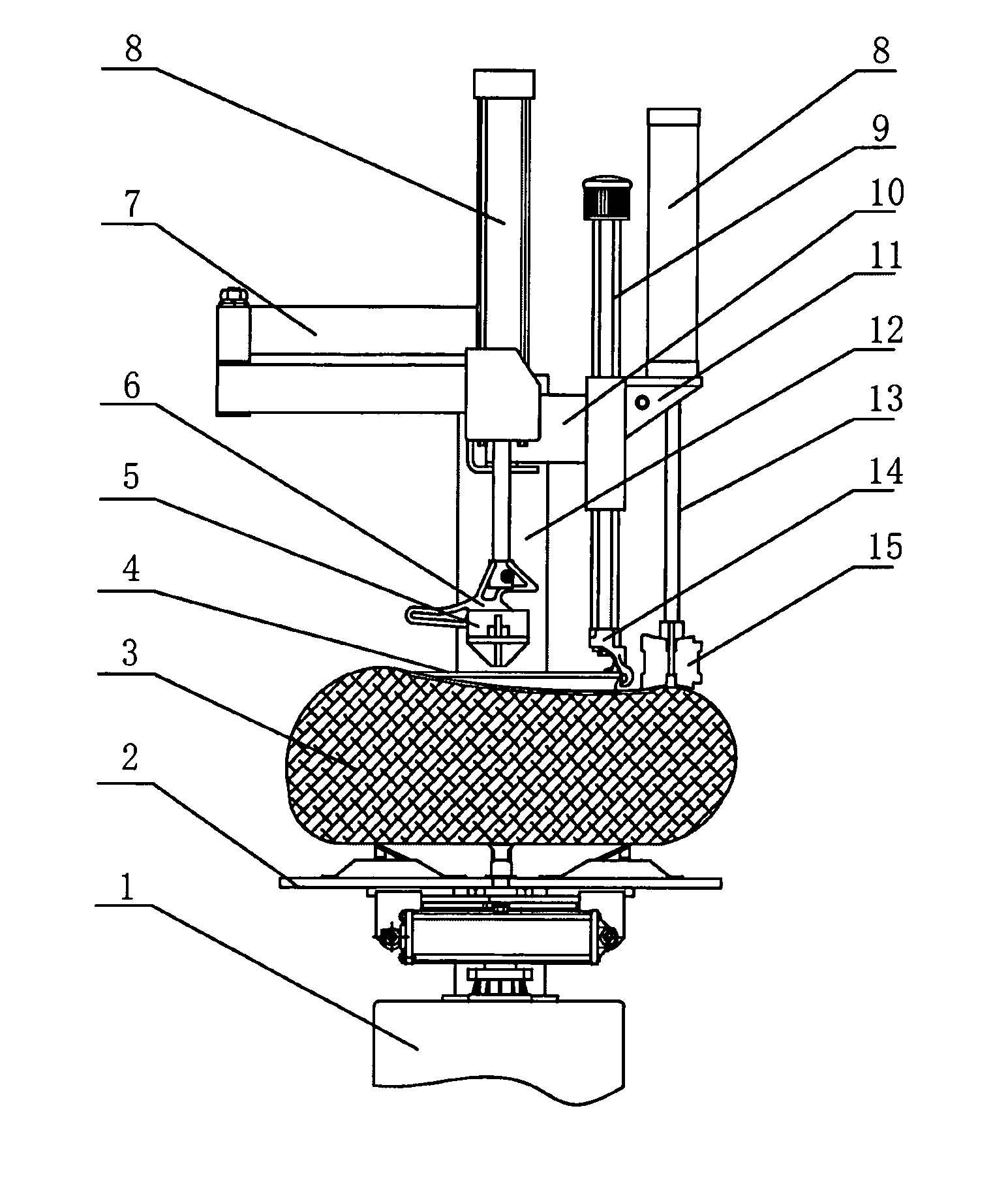 Swing arm style tire changer