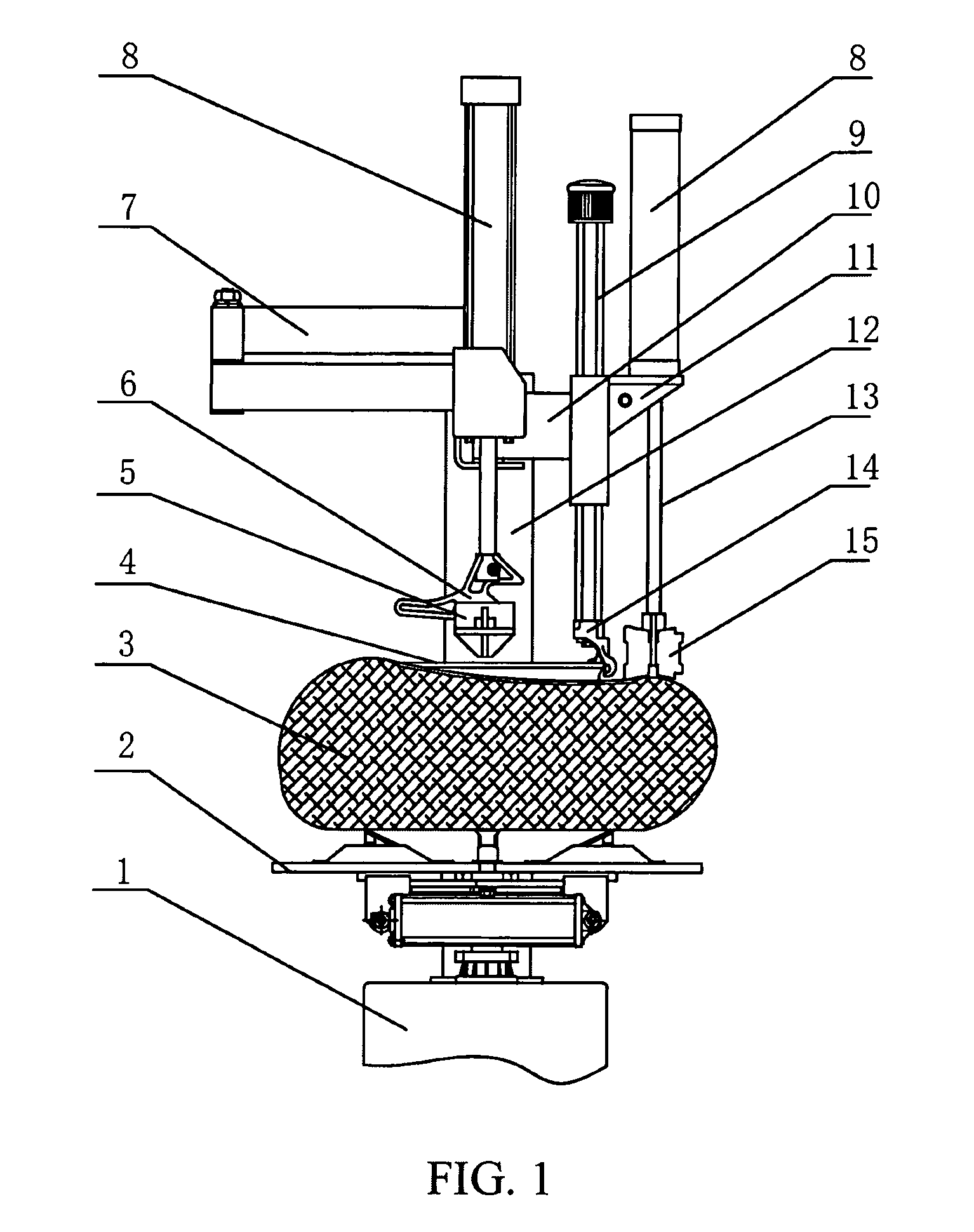 Swing arm style tire changer