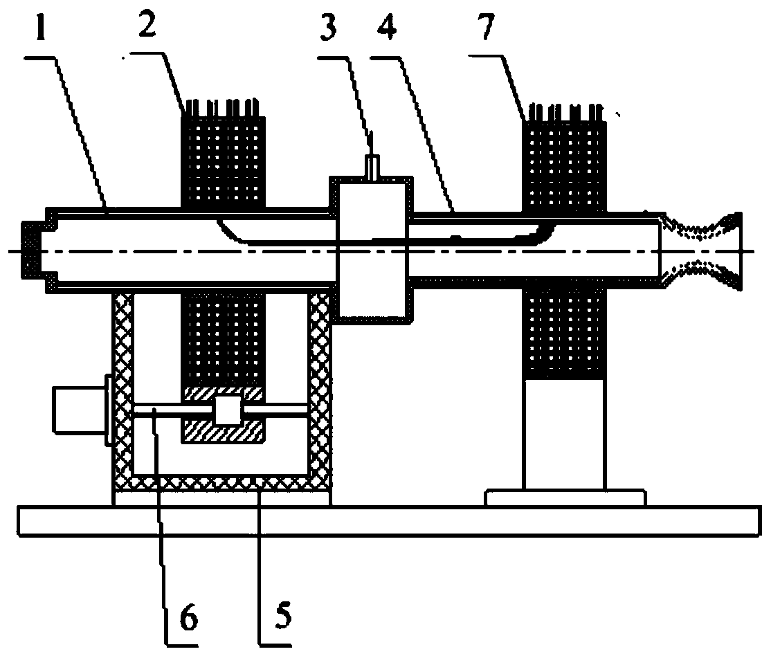 Electric arc heater for thermal environment simulation of hypersonic flight vehicle