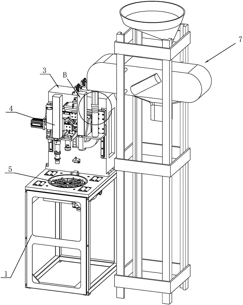 Bolt tightening machine capable of highly automatically searching, straightening and filling