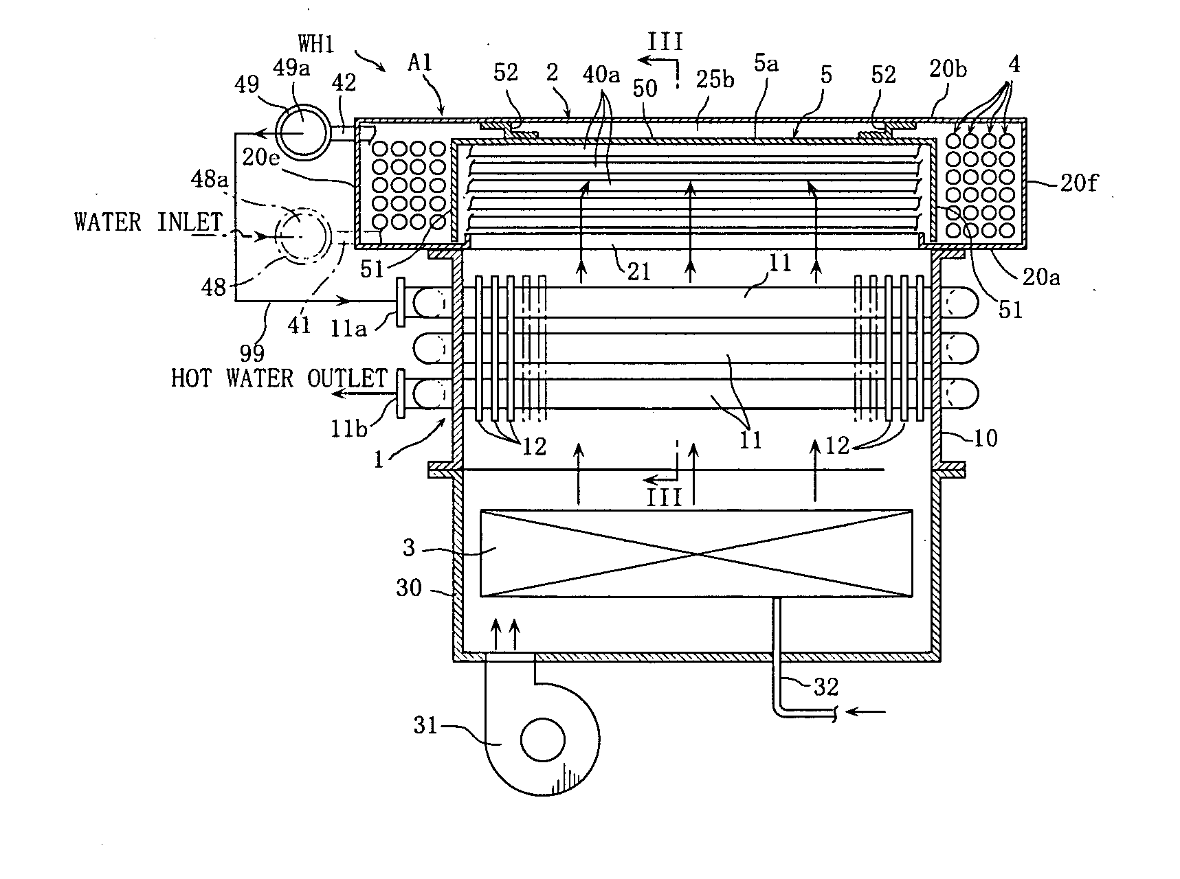 Heat exchanger and water heater incorporating the same