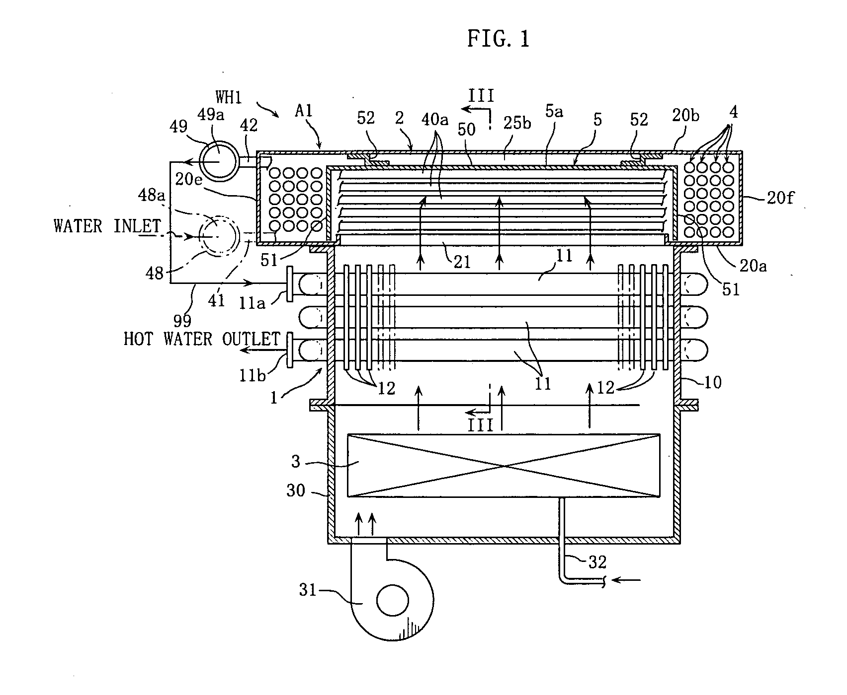 Heat exchanger and water heater incorporating the same