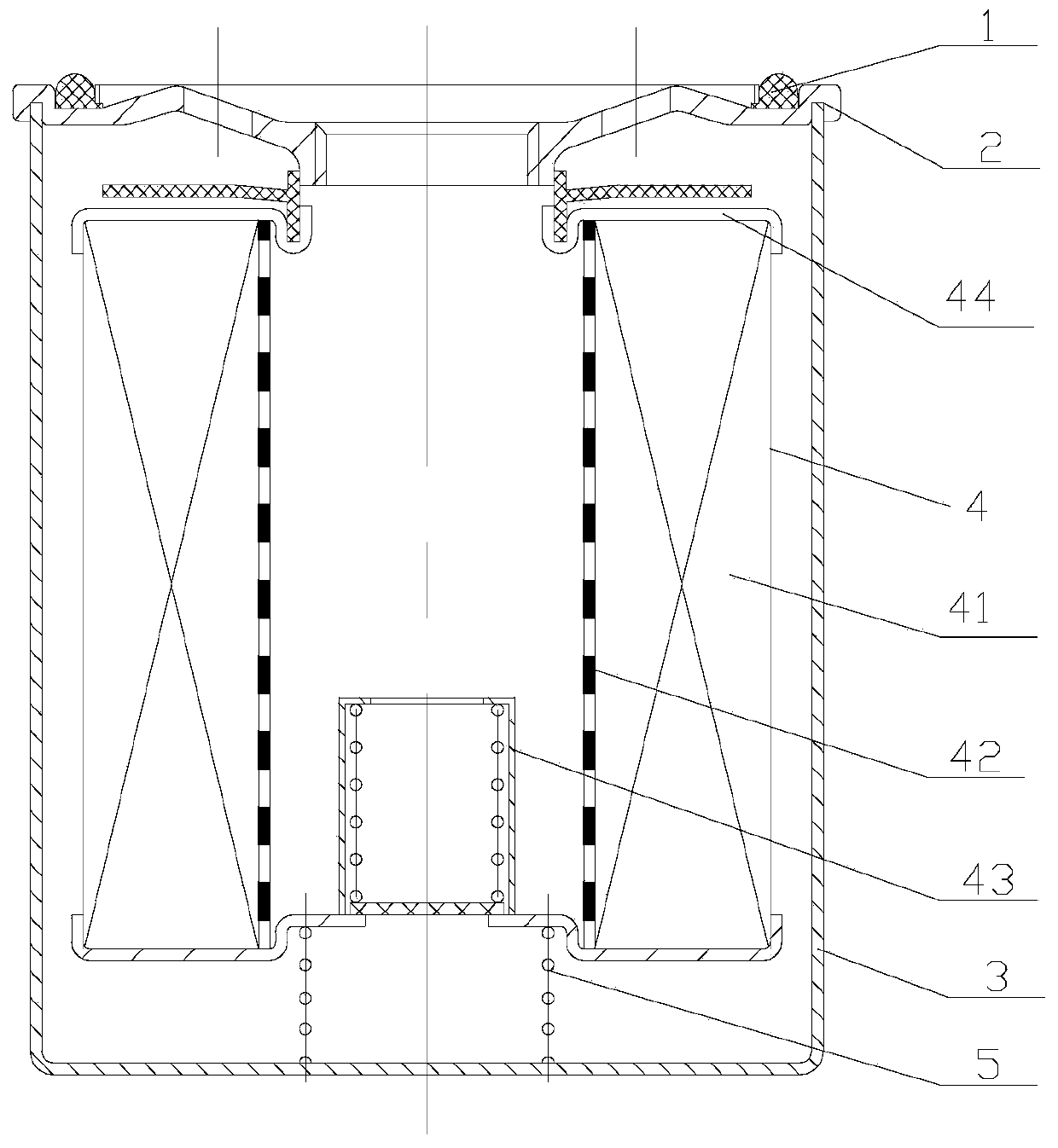 Improved removable spin-on filter and method for filtering fluids