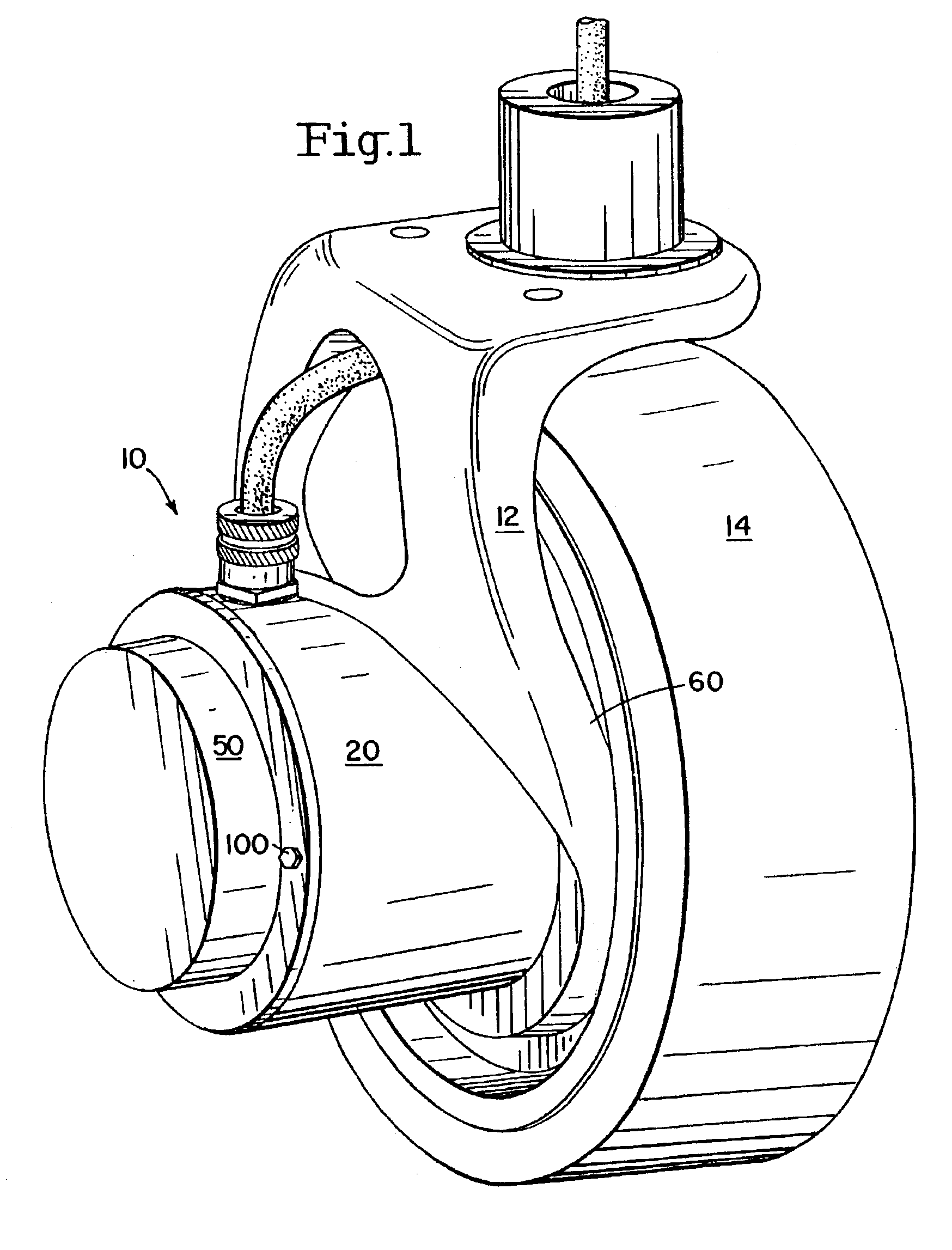 Wheel assembly including a DC motor mounted within the HUB and drive connected to the wheel