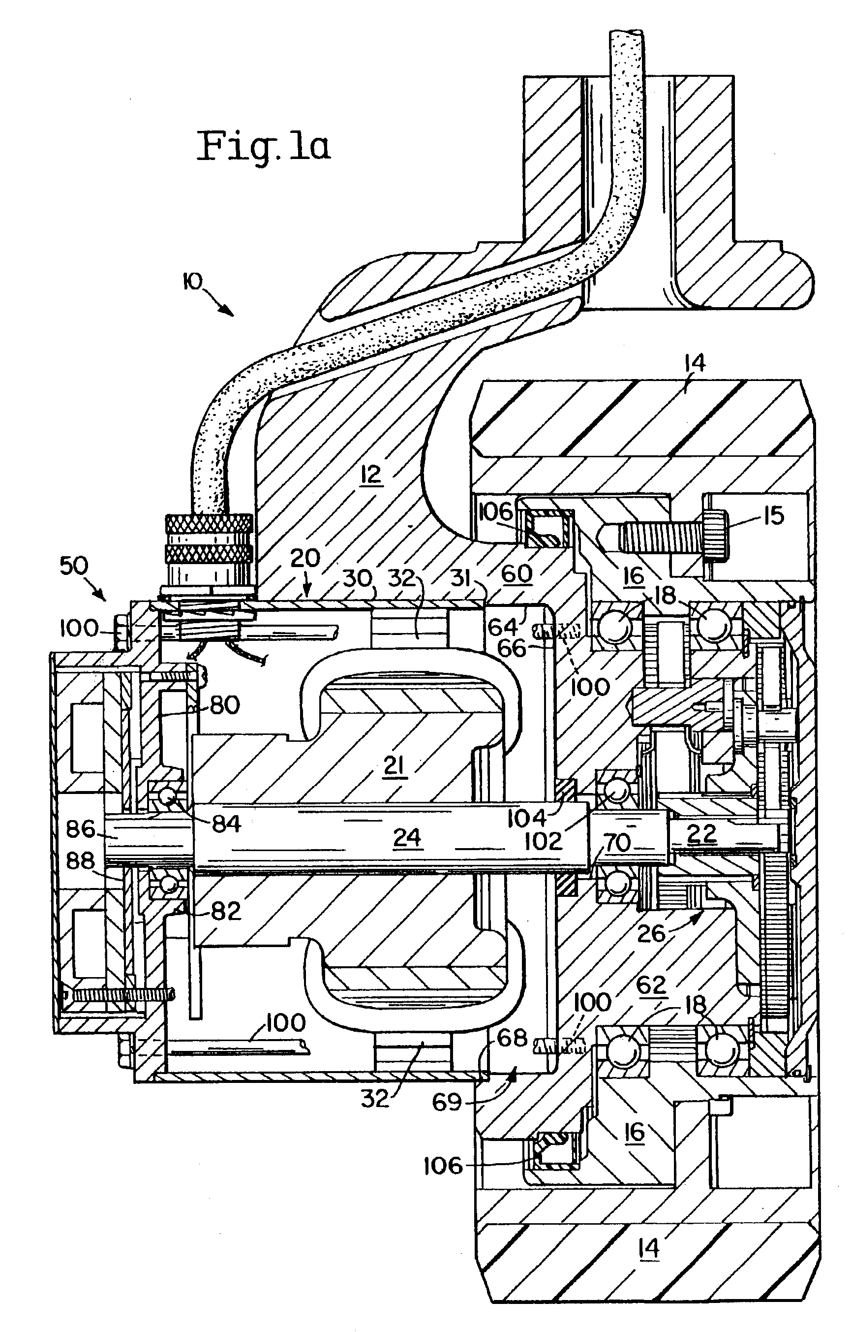 Wheel assembly including a DC motor mounted within the HUB and drive connected to the wheel