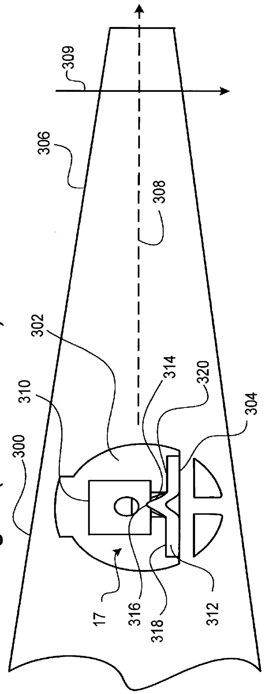 Disk drive having a pivot assembly which defines a knife edge facing in a direction perpendicular to the longitudinal axis of an actuator arm