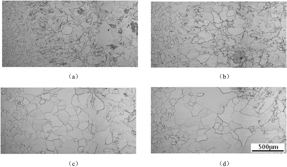 Method for determining positions of all areas of cross section of industrial pure-titanium fusion welding joint