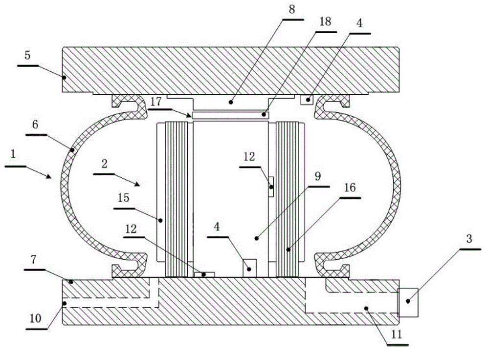 Driving-driven hybrid vibration isolator