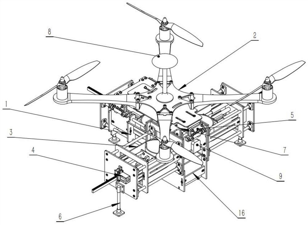 Intelligent distribution unmanned aerial vehicle and control method thereof