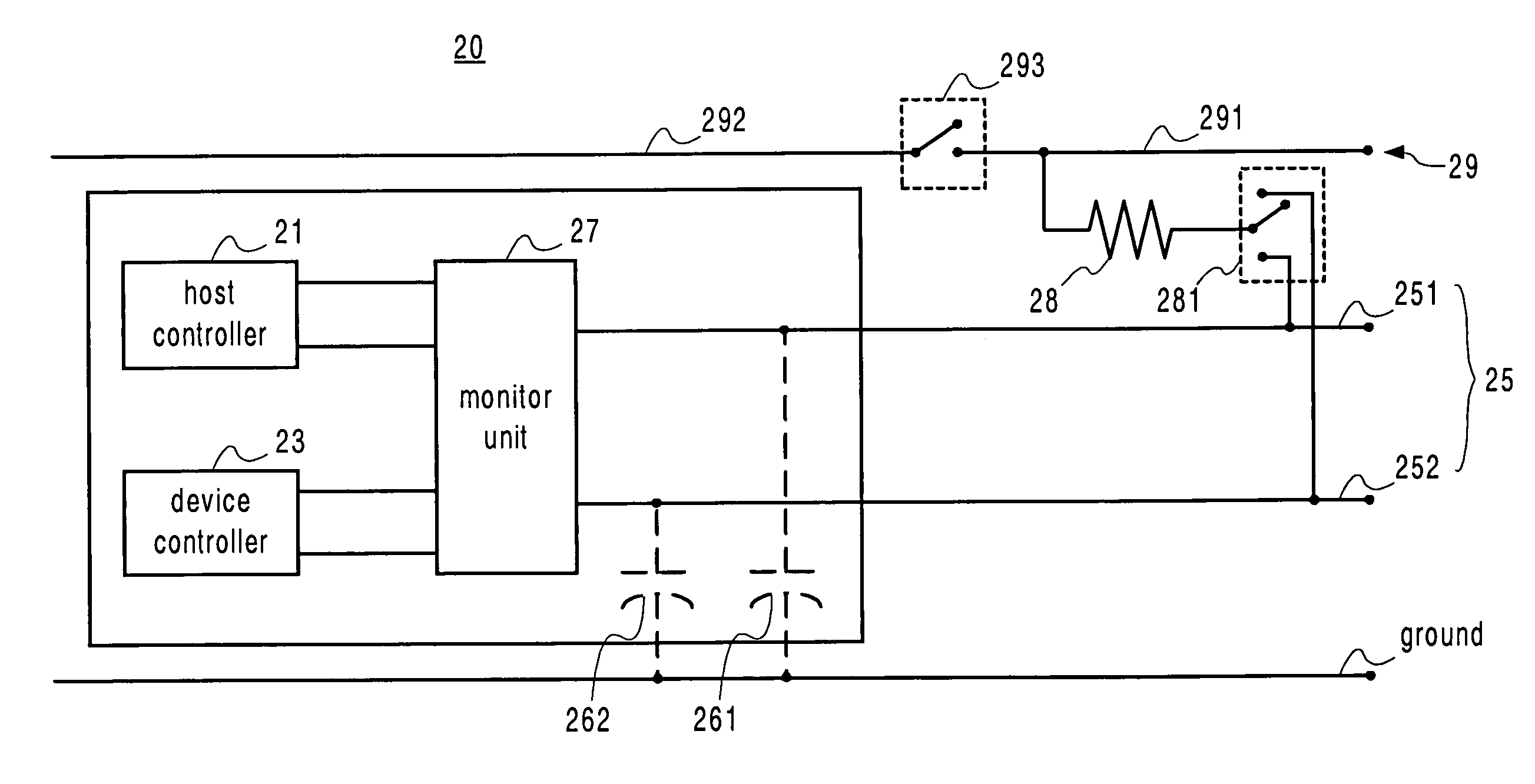 USB controller with intelligent transmission mode switching function and the operating method thereof