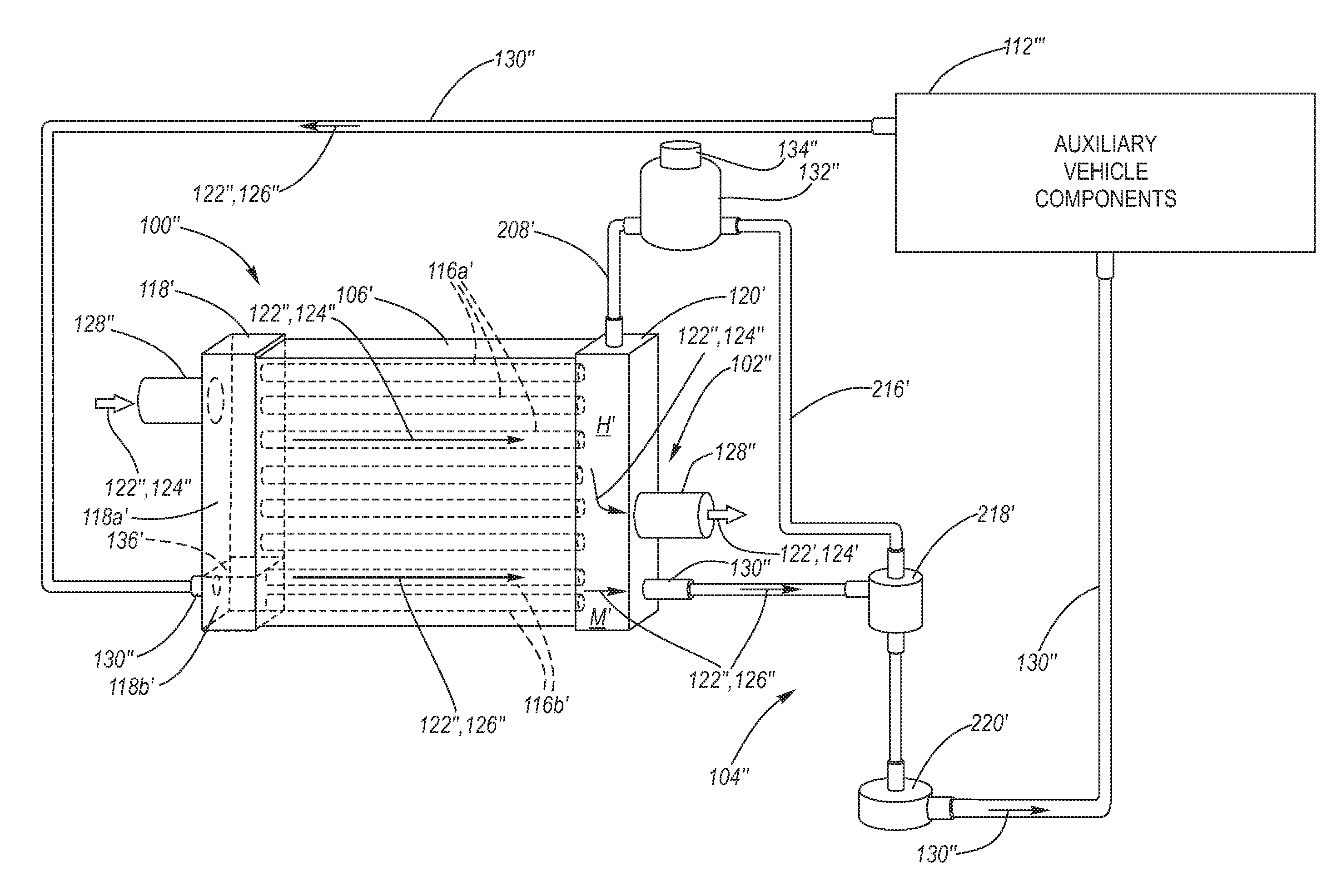 Integrated vehicle cooling system