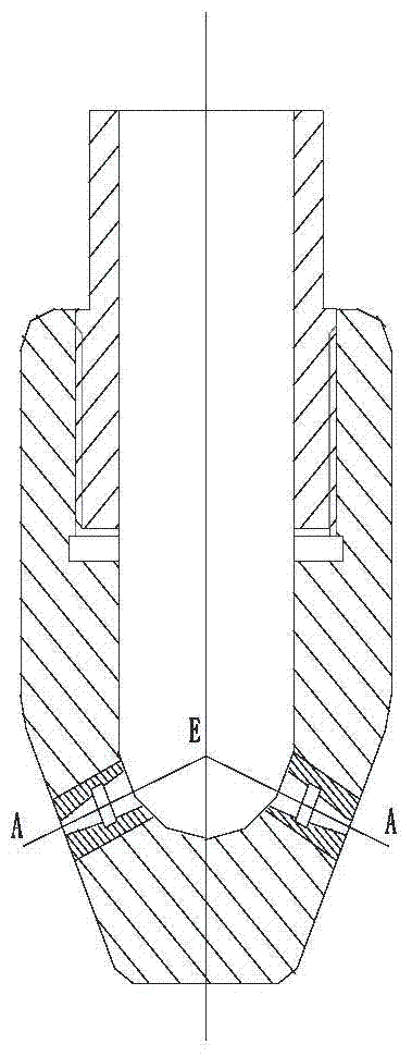 A two-stage hydraulic rotary jet block cleaner