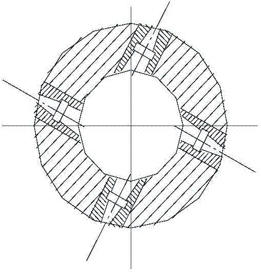 A two-stage hydraulic rotary jet block cleaner