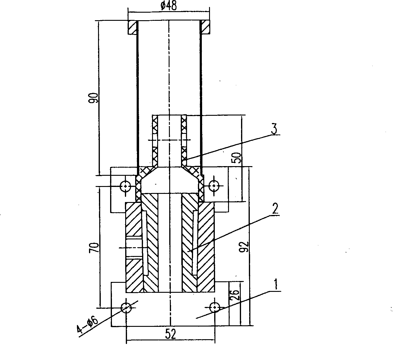 Energy-saving yarn-singeing burner