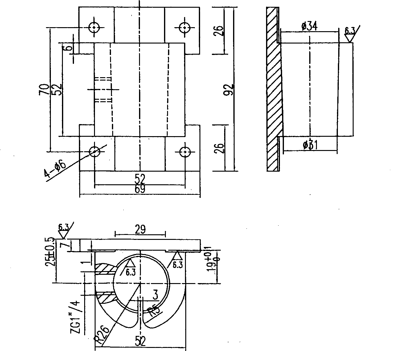 Energy-saving yarn-singeing burner