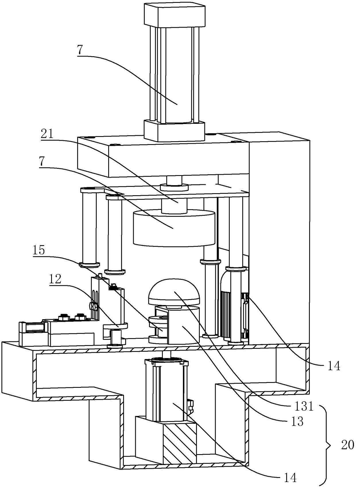 Barrel burr cutting machine