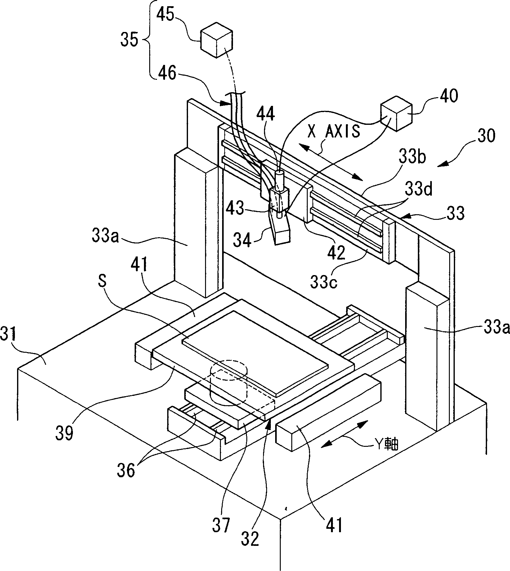 Coating forming method, apparatus and device, method for mfg. device and electronic apparatus