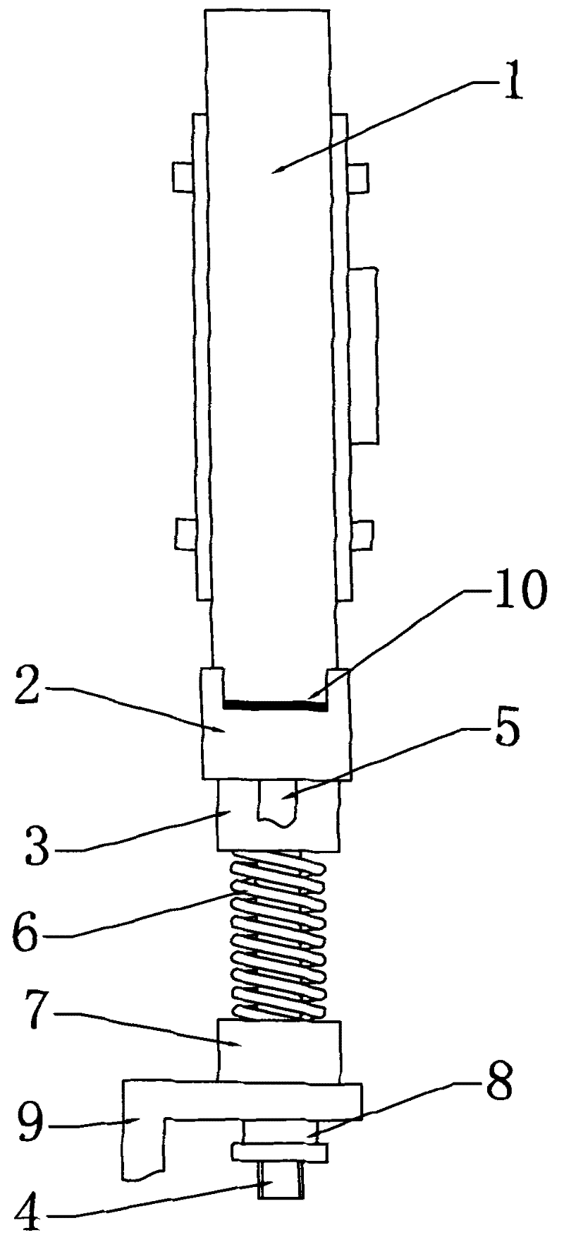 Automatic adjusting and cooling device for brushing copper belt